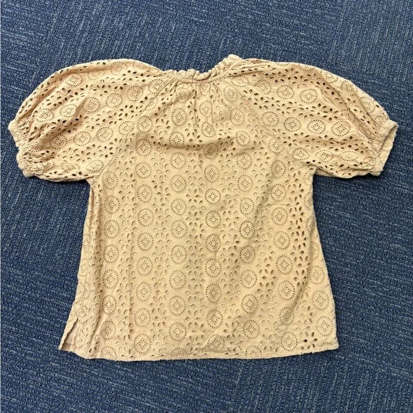 Cleobella Tan Eyelet Blouse - Picture 5 of 5